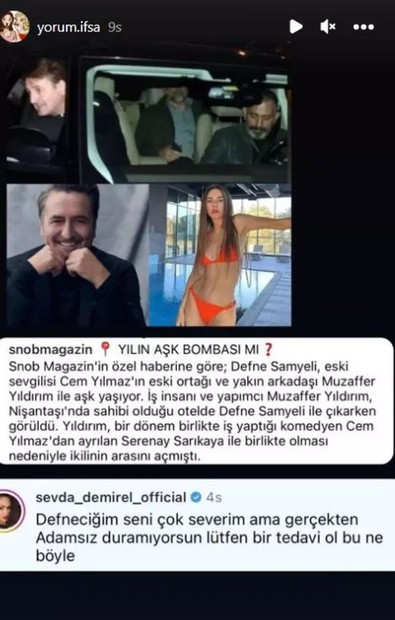 Sevda Demirel'den Defne Samyeli'ne sert yorum: Aşk hayatına dair olay ifadeler kullandı! - Resim : 1
