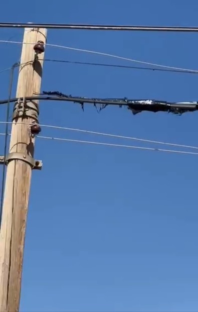 Mardin'de aşırı sıcaklar! Elektrik telleri tek tek eridi - Resim : 1