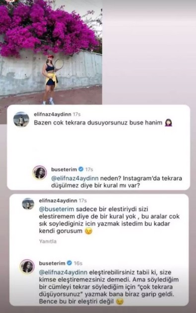 Fatih Terim'in kızı Buse Terim'i sinirlendiren yorum! Yanıtı sert oldu - Resim : 1