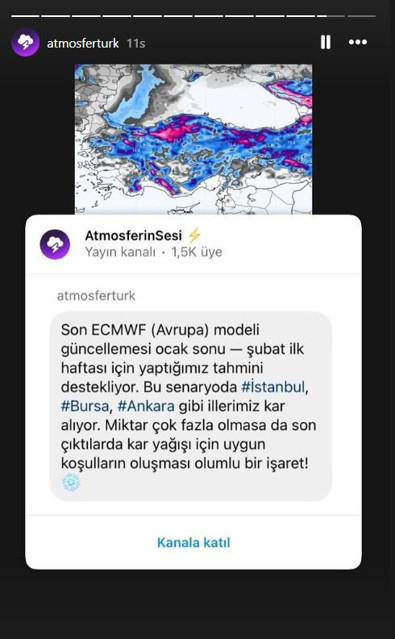 İstanbul için bomba yeni kar tarihi verildi - Resim : 1