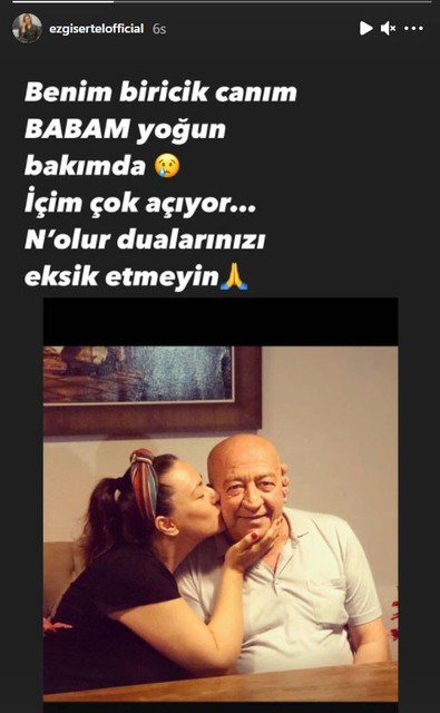 Ezgi Sertel'in babası yoğun bakıma kaldırıldı - Resim : 1