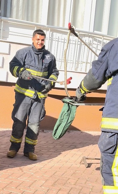Antalya'da aracına binmek isteyen vatandaş, aracına giren vahşi canlıyı fark etti. Acilen bölgeye gelen ekipler, vahşi canlıyı arabadan çıkardı - Resim : 1