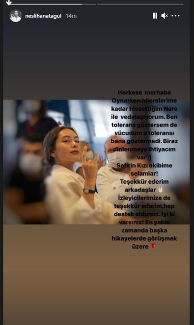 Sefirin Kızı dizisinde şoke eden ayrılık! Veda mesajı yayınladı - Resim : 1