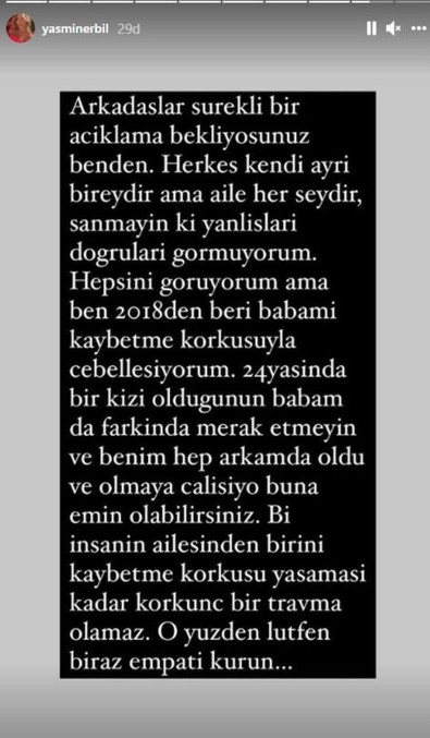 Mehmet Ali Erbil'in kızı Yasmin Erbil'den taciz açıklaması - Resim : 2