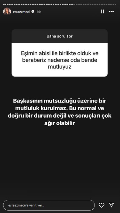 Bu nasıl itiraf! Esra Ezmeci, sosyal medya hesabından paylaştı. Görenler 'Bu ne pişkinlik' dedi: Eşimin abisi ile birlikte olduk ve - Resim : 1