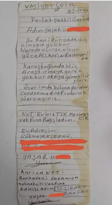 Kimsesiz adamın üzerinden çıkan vasiyet duygulandırdı! Tüm mal varlığını o vakfa bağışladı - Resim : 1