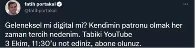 Fatih Portakal dönüyor! Tarihi bizzat verdi - Resim : 1