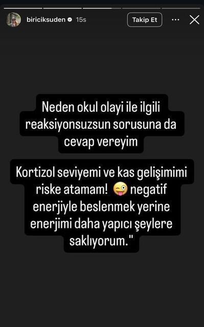 Okul saldırılarına yorumu tepki çekmişti! Biricik Suden'den gelen eleştirilere yanıt - Resim: 3