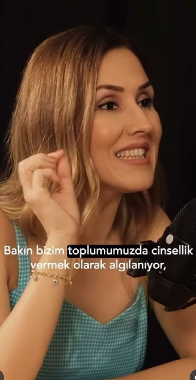 Nur Viral'in programına konuk olan Burcu Akdağ "Herkes sevişiyor" diyerek açık açık anlattı: O zaman erkekler boşalınca... - Resim: 5