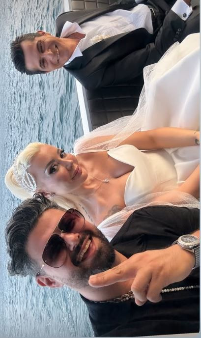 Boğaz'da sürpriz düğün! İsmail Hacıoğlu ile Duygu Kumarki yeniden evlendi! - Resim: 7