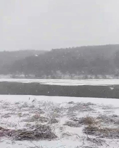 Karabük'ün yüksek kesimlerinde yoğun kar yağışı etkili oldu. Kar kalınlığı 40 santime ulaştı - Resim: 1