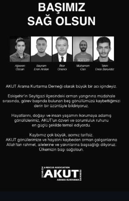 Yüreğimiz yandı! Eskişehir'deki orman yangınında 10 şehit - Resim : 2