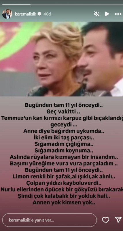 Kerem Alışık'tan yürek sızlatan paylaşım! Annesi Çolpan İlhan'ı ölüm yıl dönümünde andı - Resim: 3