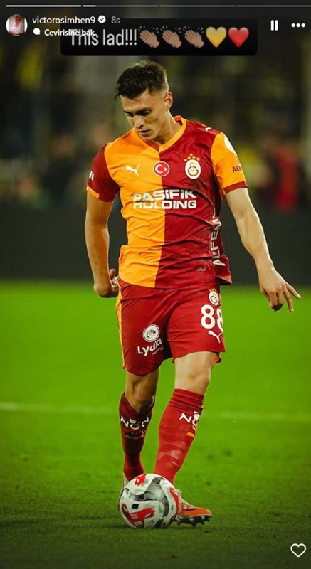 Osimhen'den Fenerbahçe derbisi sonrası üst üste paylaşımlar! Taraftarları mest etti! 4 takım arkadaşını övdü - Resim: 6