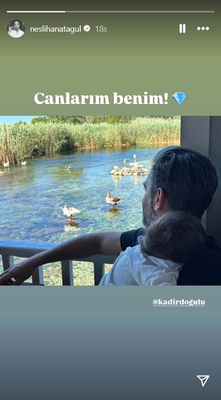 Aziz bebek büyüyor! Neslihan Atagül’den yürekleri ısıtan paylaşım! 5 aylık oğlu Aziz ve Kadir Doğulu’nu o fotoğrafını paylaştı - Resim: 3