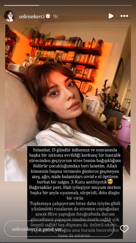 Ünlü oyuncu Selin Şekerci'den sevenlerini korkutan haber! Uzun süredir mücadele ettiği hastalığı açıkladı - Resim: 3
