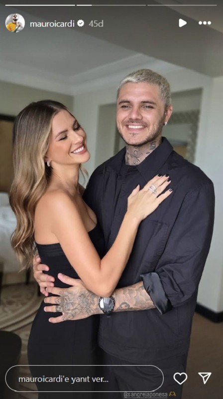 Galatasaray'ın yeni yengesi China Suárez'den aşk dolu kare! Mauro Icardi'nin kucağında poz verdi - Resim: 4