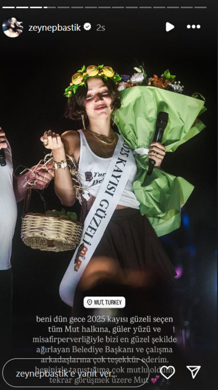 'Yaşayan en çekici Türk kadını' seçilmişti! Zeynep Bastık şimdi de Kayısı Güzeli oldu - Resim: 5