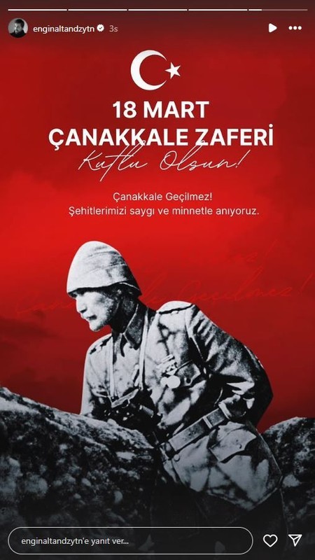 Ünlülerin 18 Mart Çanakkale Zaferi ve Şehitleri Anma Günü paylaşımları - Resim: 4