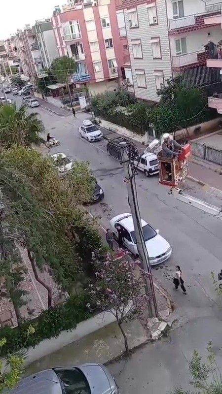 Antalya'da 1 tek başına o duruyordu... Vatandaşlar elektrik tellerindeki manzarayı fark etmelerinin ardından hemen ekiplere haber verdi - Resim: 4
