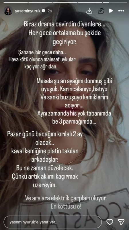 Ayağı iki yerden kırılmıştı! Yasemin Yürük'ten korkutan paylaşım: Aklımı kaçırmak üzereyim! - Resim: 6