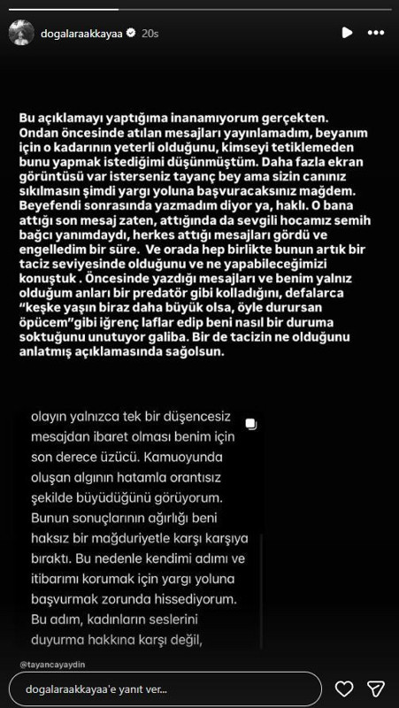 Tayanç Ayaydın'ı ifşa etmişti! Doğa Lara Akkaya'dan bir açıklama daha geldi - Resim: 5