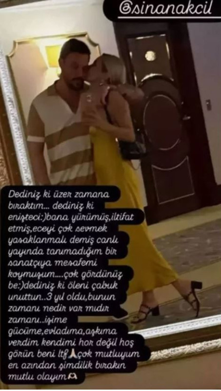 Aşk bitti ama gerilim bitmedi! Ece Erken'den Sinan Akçıl’a çok konuşulacak imalı gönderme! - Resim: 2
