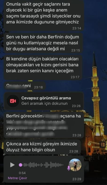 Kayınvalidesinin öldürdüğü damadın kan donduran mesajları: Senin vücudunu mermiyle dolduracağım! 'Kanını içeceğim' - Resim : 4