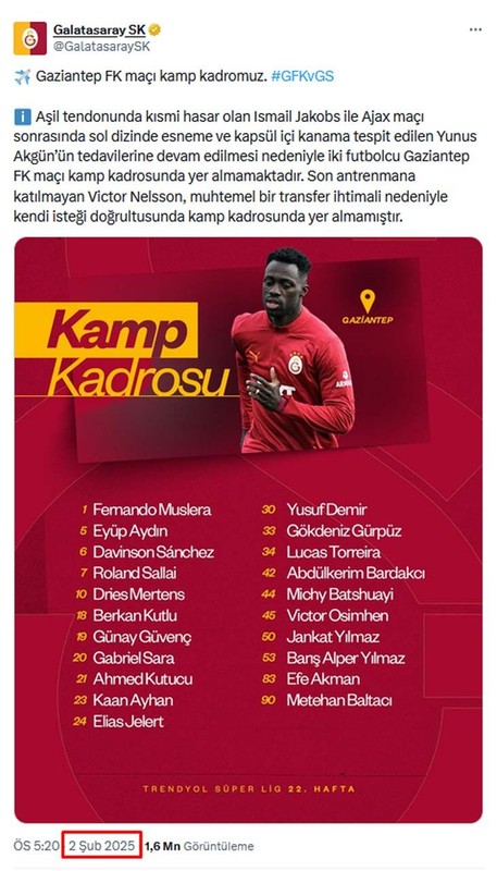 Galatasaray transferi için 9 milyon euro ödemişti! Yıldız futbolcu sırra kadem bastı! Ocak ayından beri ortada yok! - Resim: 5