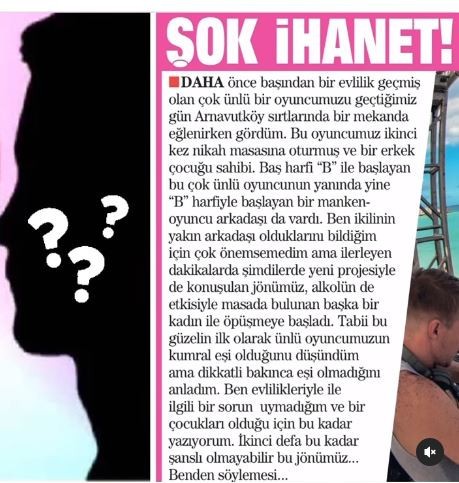 Bomba iddia! Eşini aldatan ünlü oyuncu kim? Herkes B harfiyle başlayan o ismi arıyor - Resim : 1