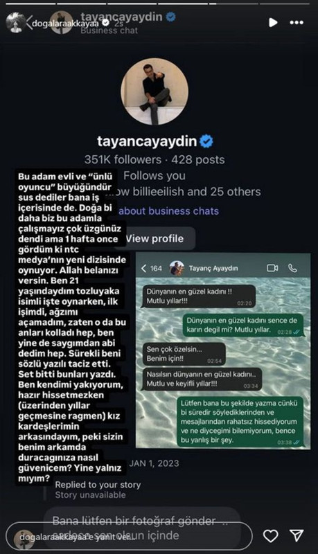 Rol arkadaşı Tayanç Ayaydın ifşa edilmişti! Burçin Terzioğlu'ndan dikkat çeken taciz açıklaması geldi - Resim: 1