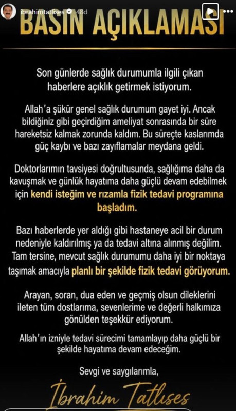 Hastanede tedavi görüyordu! Usta sanatçı İbrahim Tatlıses'ten videolu paylaşım, son hali dikkat çekti - Resim: 5