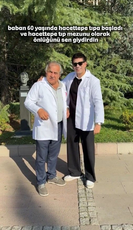 Bir ömür, birçok meslek! Sosyal medyaya damga vuran baba: 60 yaşında beyaz önlük giydi - Resim: 3