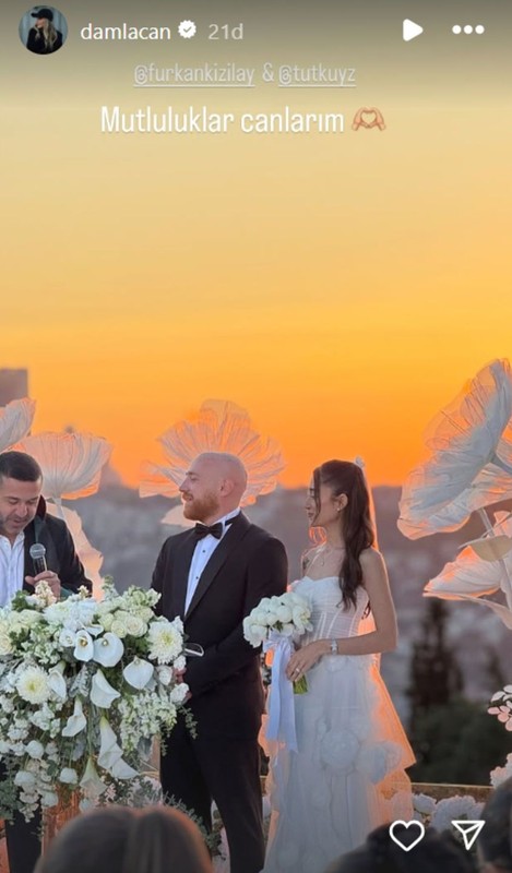 Çocuklar Duymasın’ın ‘Havuç’u Furkan Kızılay, Tutku Yılmaz ile evlendi! İşte çiftin düğününden kareler - Resim: 4