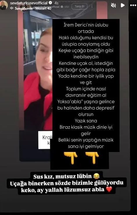 Uçakta karşılaşan İrem Derici ile Sevda Türküsev birbirine girdi! Açtı ağzını yumdu gözünü - Resim: 4