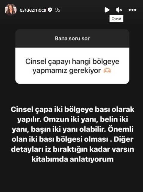 Esra Ezmeci'ye gelen sorular şoke etti! Ön sevişme dahil ilişki kaç dakika sürmeli? Eşim 12 yaşına kadar meme emmiş problem olur mu? Daha neler neler - Resim: 4