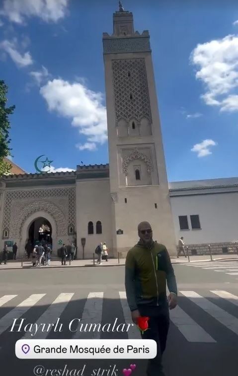 Gamze Özçelik Paris sokaklarında aşka geldi! Eşi Reshad Strik ile pozlar verdi - Resim: 5