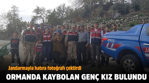 Ormanda kaybolan genç kız bulundu
