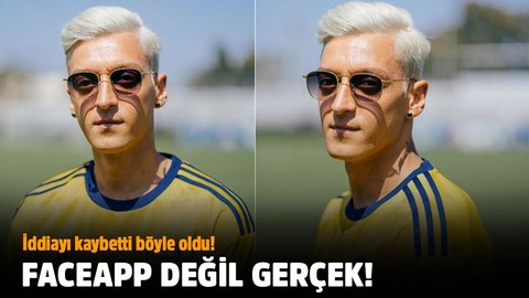 FaceApp değil gerçek!.. İddiayı kaybetti böyle oldu!