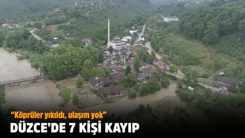 Düzce'de 7 kişi kayıp