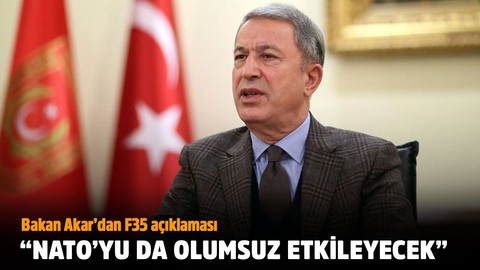 Bakan Akar'dan F-35 kararı açıklaması