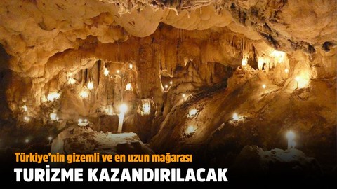 Gizemli mağara turizme kazandırılacak