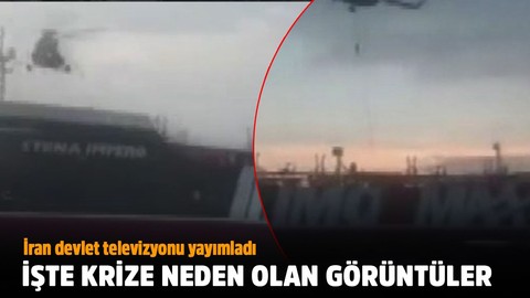 İran, tankere müdahalenin görüntülerini yayımladı