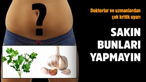 Doktorlardan kadınlara çok önemli iki uyarı