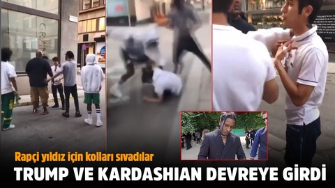 Trump ve Kardashian rapçi yıldız için devrede