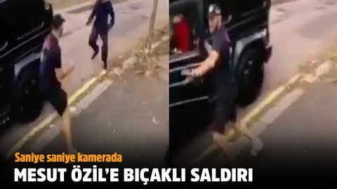 Mesut Özil'e bıçaklı saldırı girişimi