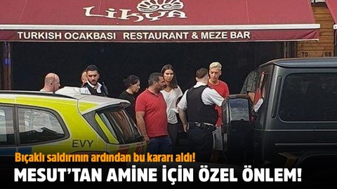 Bıçaklı saldırının ardından  Mesut Özil'den özel önlem