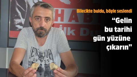 Denizi olmayan Bilecik'te deniz canlıları fosilleri buldu, isyan etti