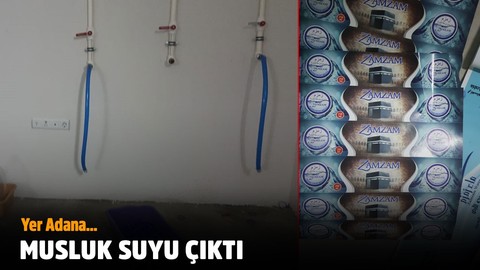 Zemzem suyu diye musluk suyu doldurup sattı