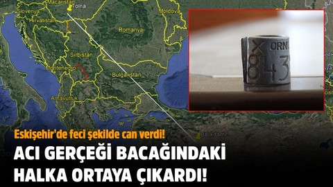 Eskişehir'de feci şekilde can verdi!.. Acı gerçeği bacağındaki halka ortaya çıkardı!